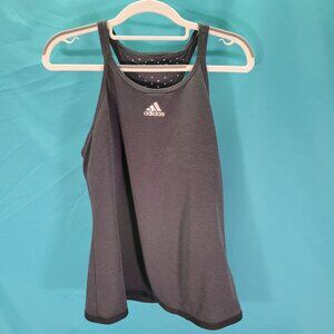 Adidas Climachill Womens Racerback Tank Top L Black